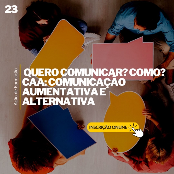 Course Image 23 - QUERO COMUNICAR? COMO? CAA: COMUNICAÇÃO AUMENTATIVA E ALTERNATIVA