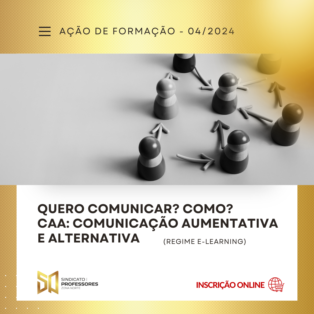 Course Image 16 - QUERO COMUNICAR? COMO?  CAA: COMUNICAÇÃO AUMENTATIVA E ALTERNATIVA - Turma 3 (Regime E-learning)
